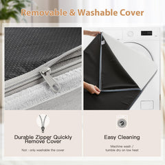 WNPETHOME base de Oxford con puntos antideslizantes que fija la cama