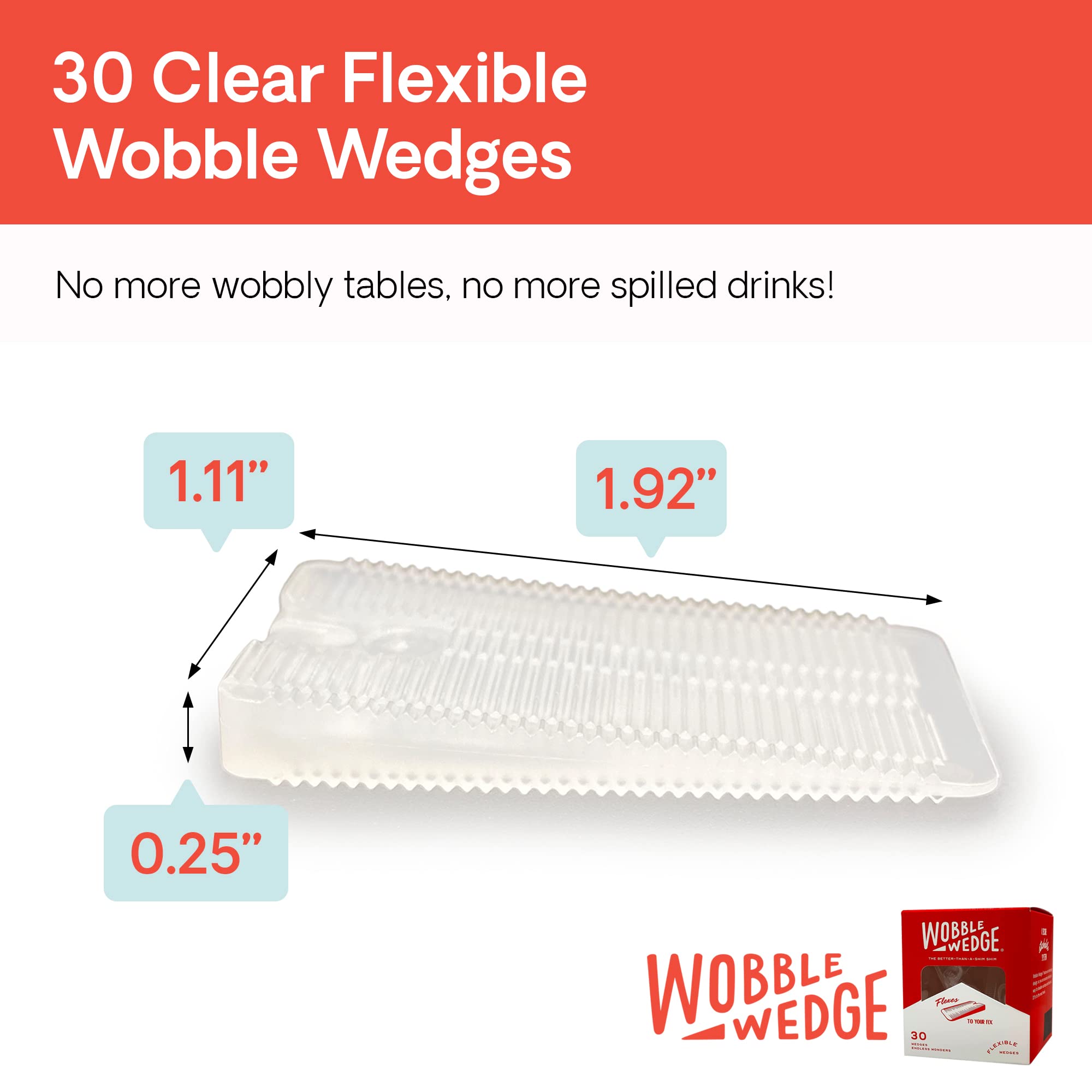 WOBBLE WEDGES primer plano de estrías interbloqueables para agarre seguro