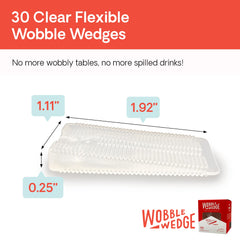 WOBBLE WEDGES primer plano de estrías interbloqueables para agarre seguro