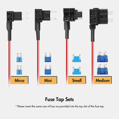 WOLFBOX detalle del cable largo 11.48 ft que facilita ocultar y llegar a la batería