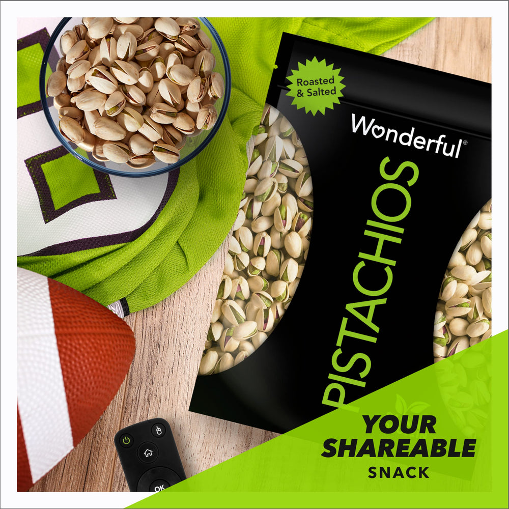 Wonderful Pistachios etiqueta de origen California y certificaciones visibles