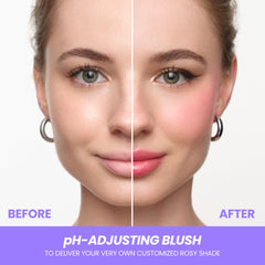 Wonderskin aplicación en mejilla, ofrece color natural y acabado radiante