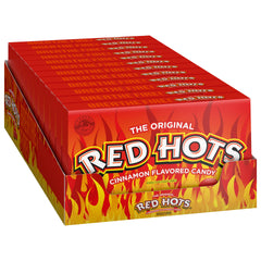 Wonka Red Hots frente de caja teatro mostrando presentación y portabilidad