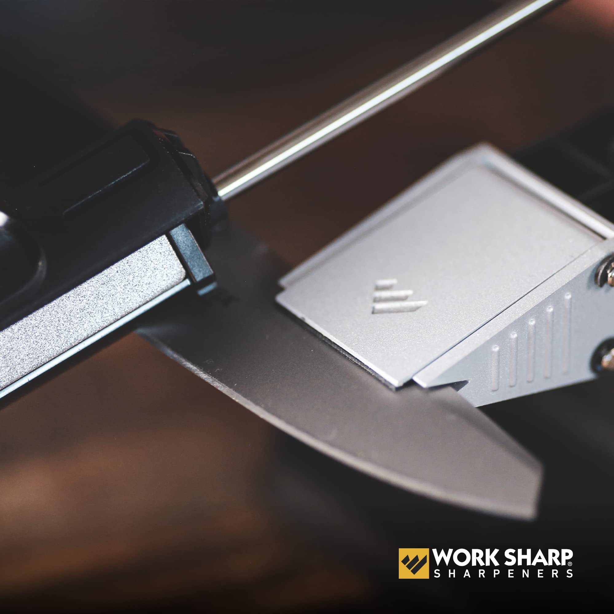 WORK SHARP contenido del kit dispuesto, organización y herramientas incluidas