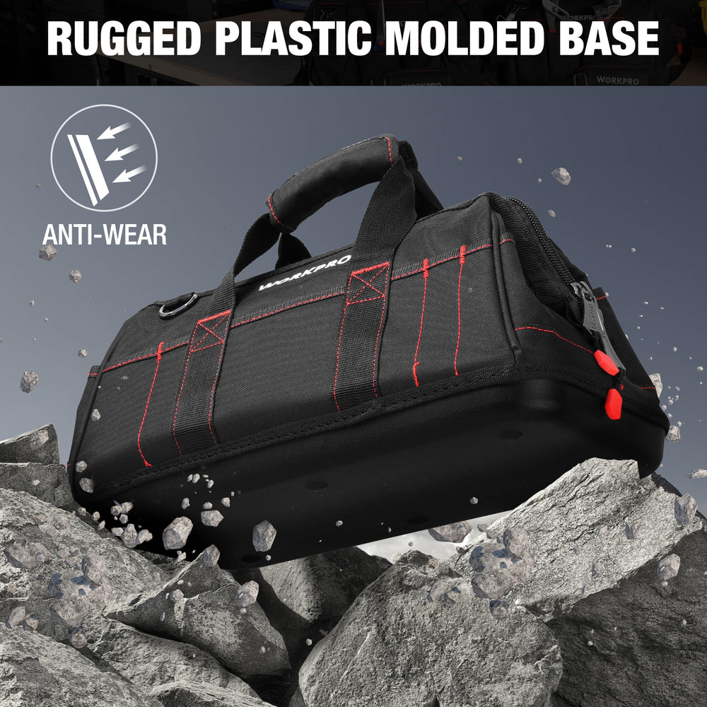 WORKPRO base de goma impermeable que protege contra humedad y golpes