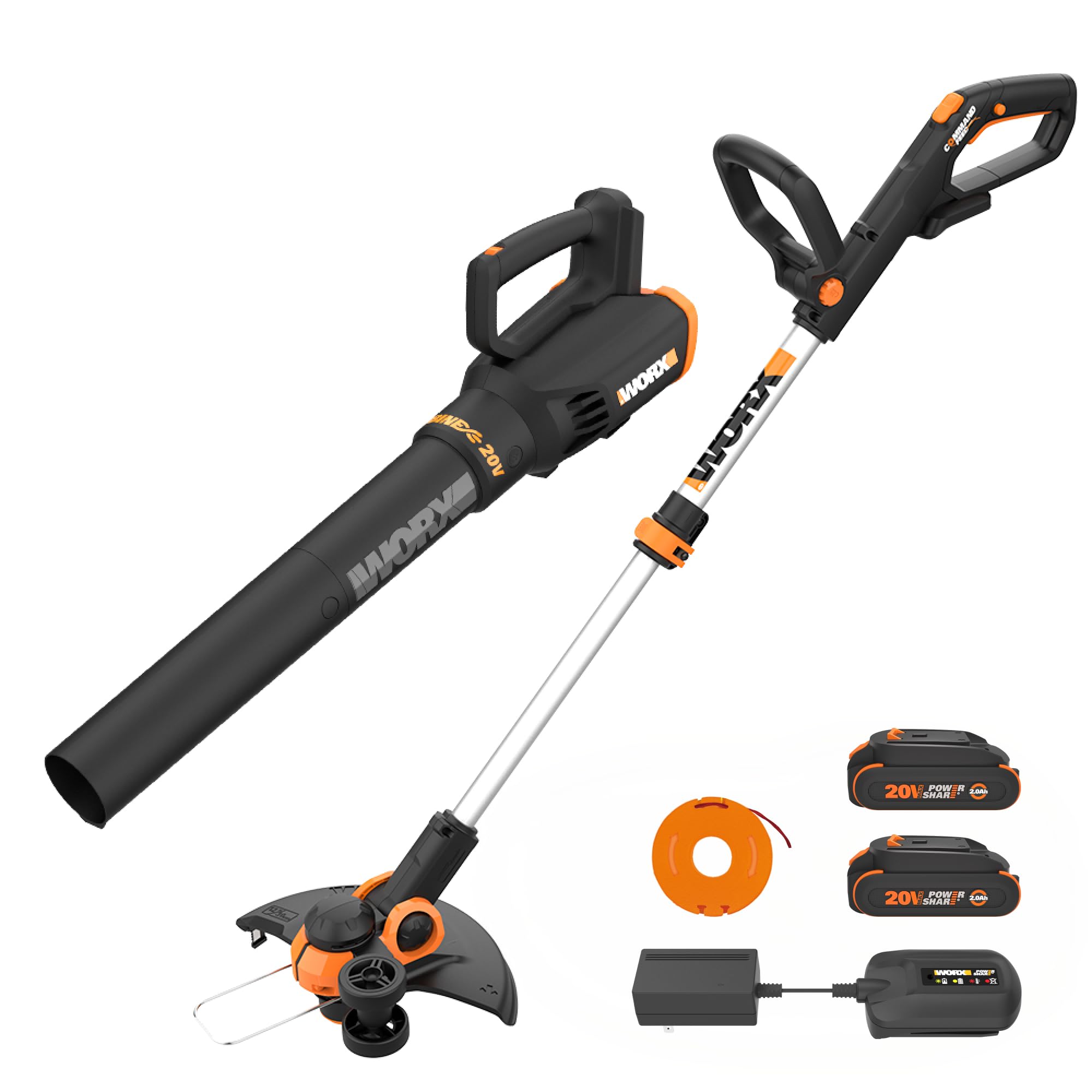 WORX WG928 frente del kit mostrando herramientas y ventajas de ahorro