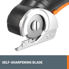 WORX ZipSnip cortando cartón limpio y sin tiras