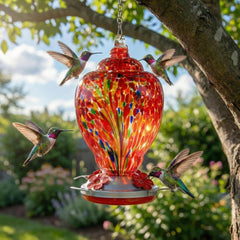 WOSIBO close-up hand-blown glass texture highlighting unique artisan finish