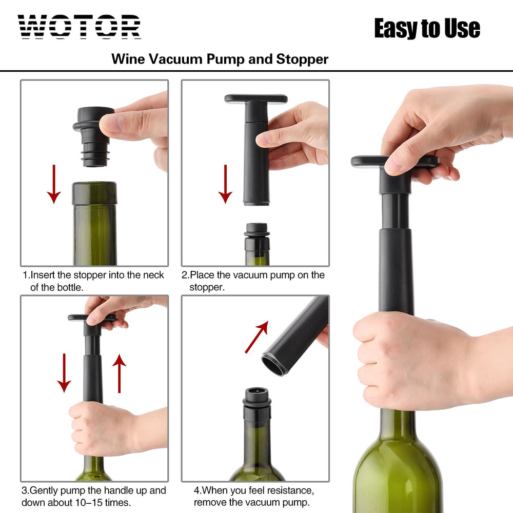 WOTOR junto a una botella para comparar tamaño y ergonomía