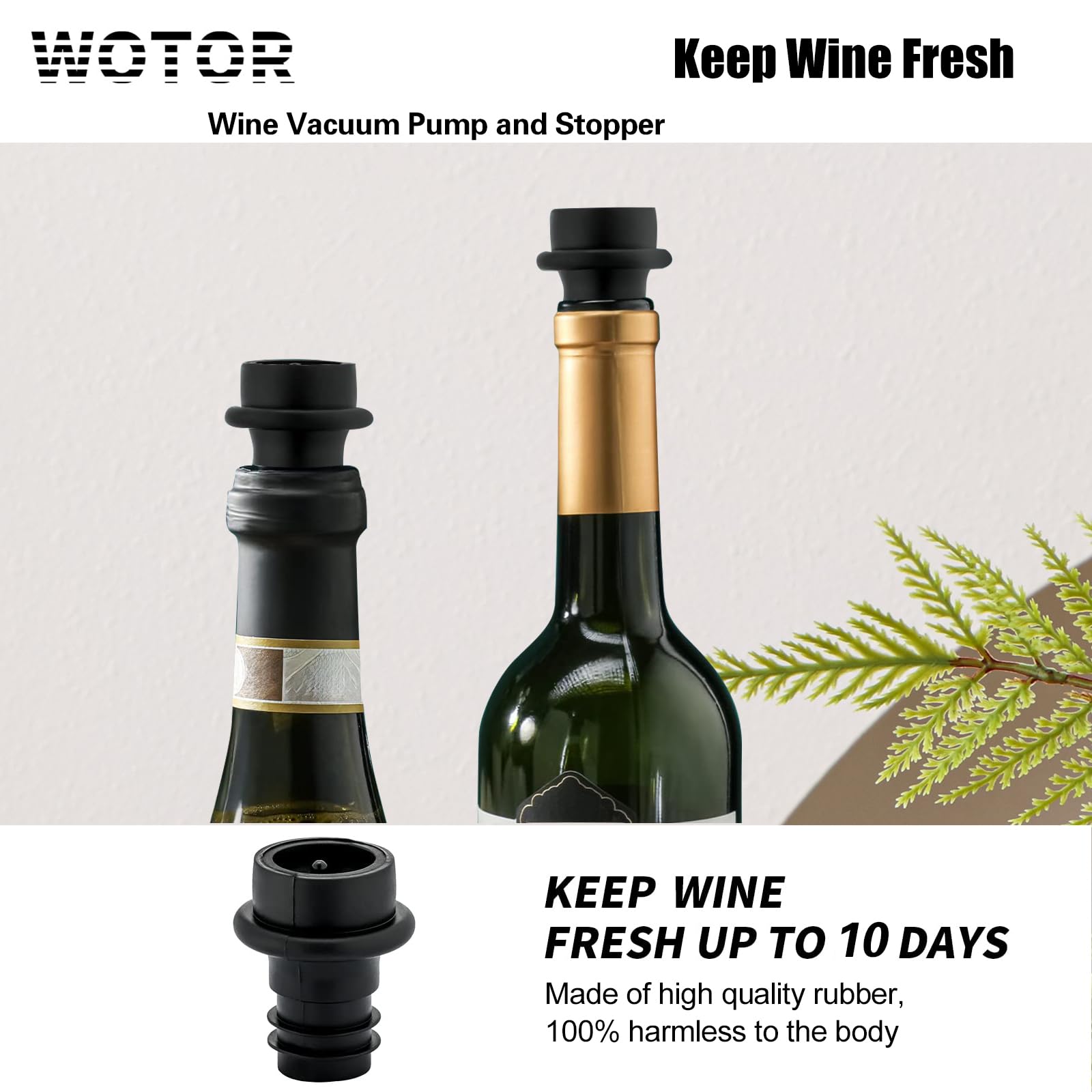 WOTOR conjunto de 20 tapones reutilizables que permiten sellado hermético y ahorro