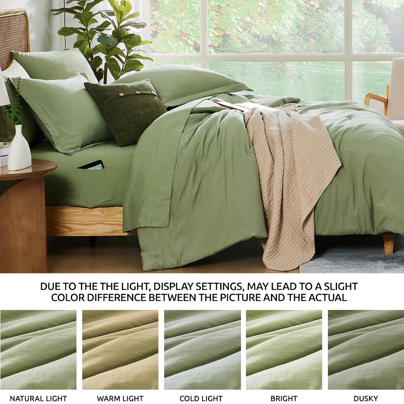 WRENSONGE ambiente de dormitorio con el set que inspira descanso