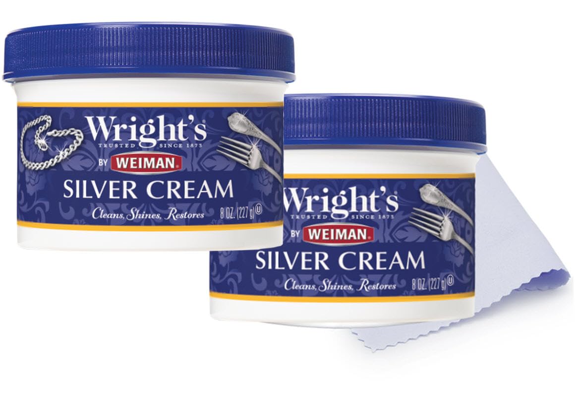 Wright's empaque frontal del limpiador y pulidor mostrando tamaño 8 oz y beneficio brillo