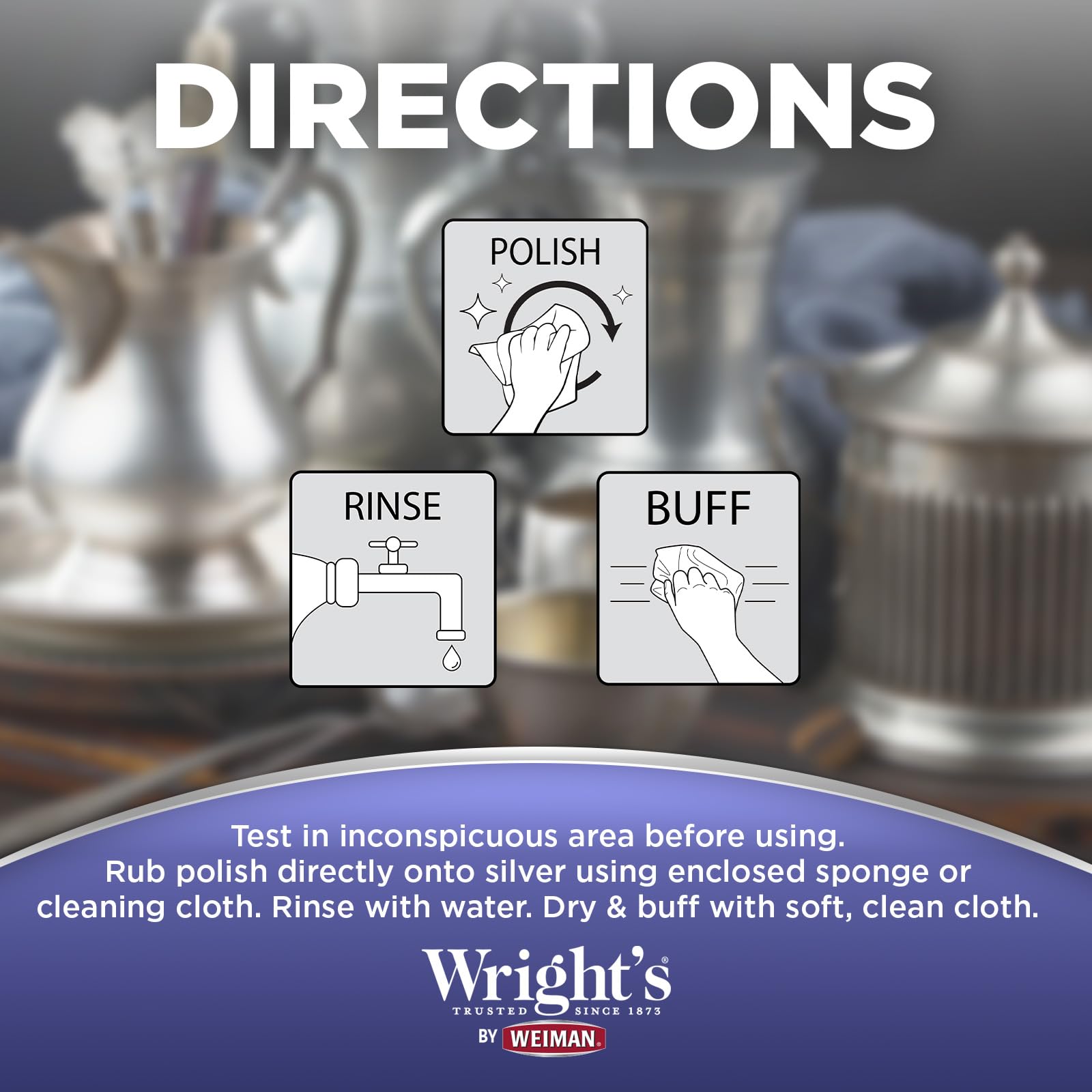 Wright's joyas con gemas limpias tras uso que mantiene engastes seguros