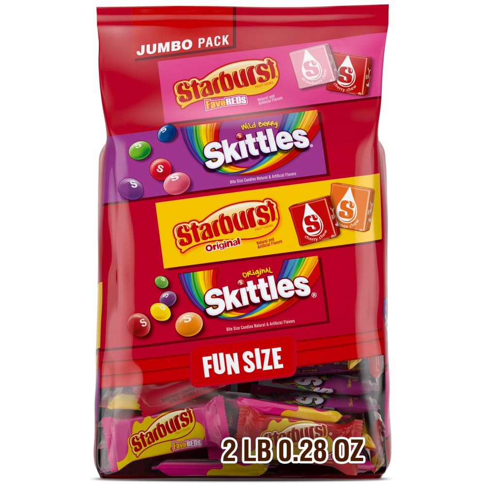 Wrigley's empaque frontal mostrando variedad y gran cantidad para fiestas