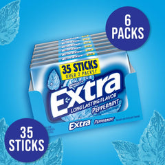 WRIGLEY'S EXTRA pack abierto con piezas accesibles y beneficio de portabilidad