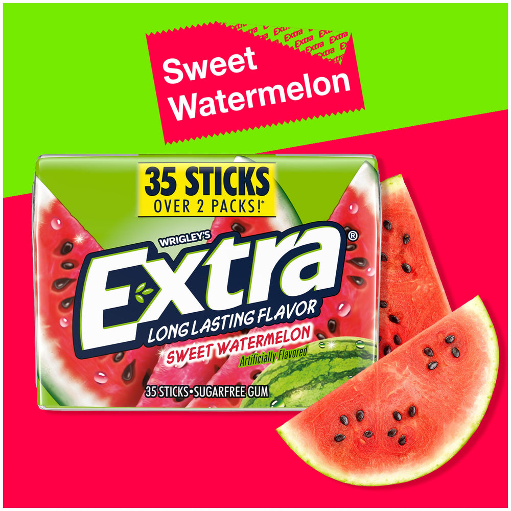WRIGLEY'S EXTRA palitos envueltos individuales que mantienen la frescura