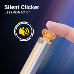 WRITECH clic silencioso del mecanismo retráctil para uso discreto