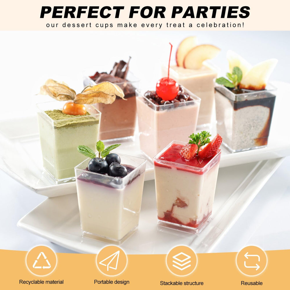 wtarabur vasos con postres en capas realzando colores y texturas