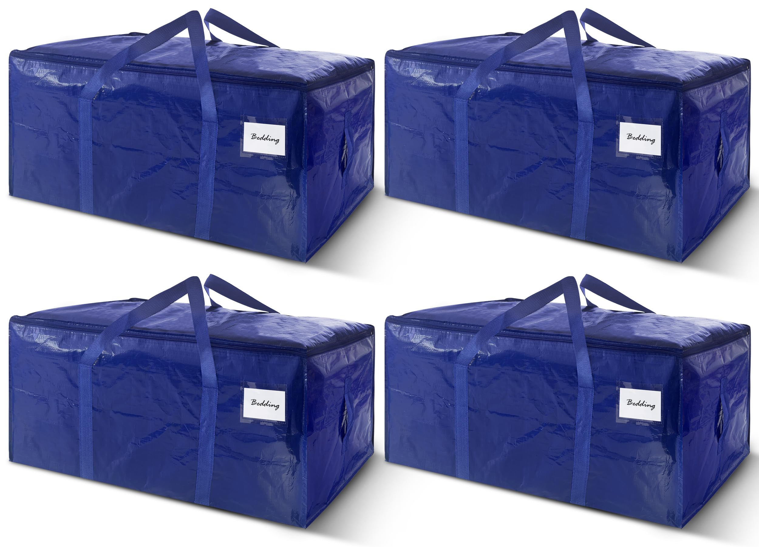 WTREE bolsa frontal pack mostrando tamaño y color azul oscuro, ideal para mudanzas