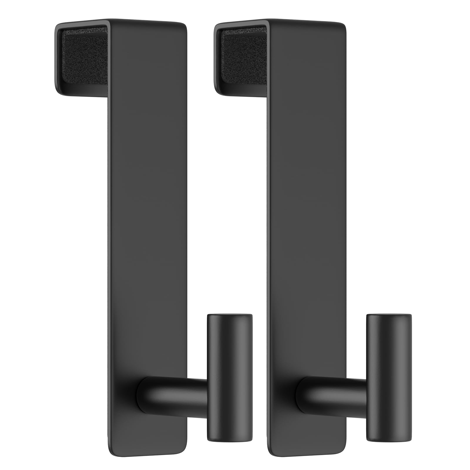 WUIVIUT percha T vista frontal mostrando diseño resistente y acabado negro