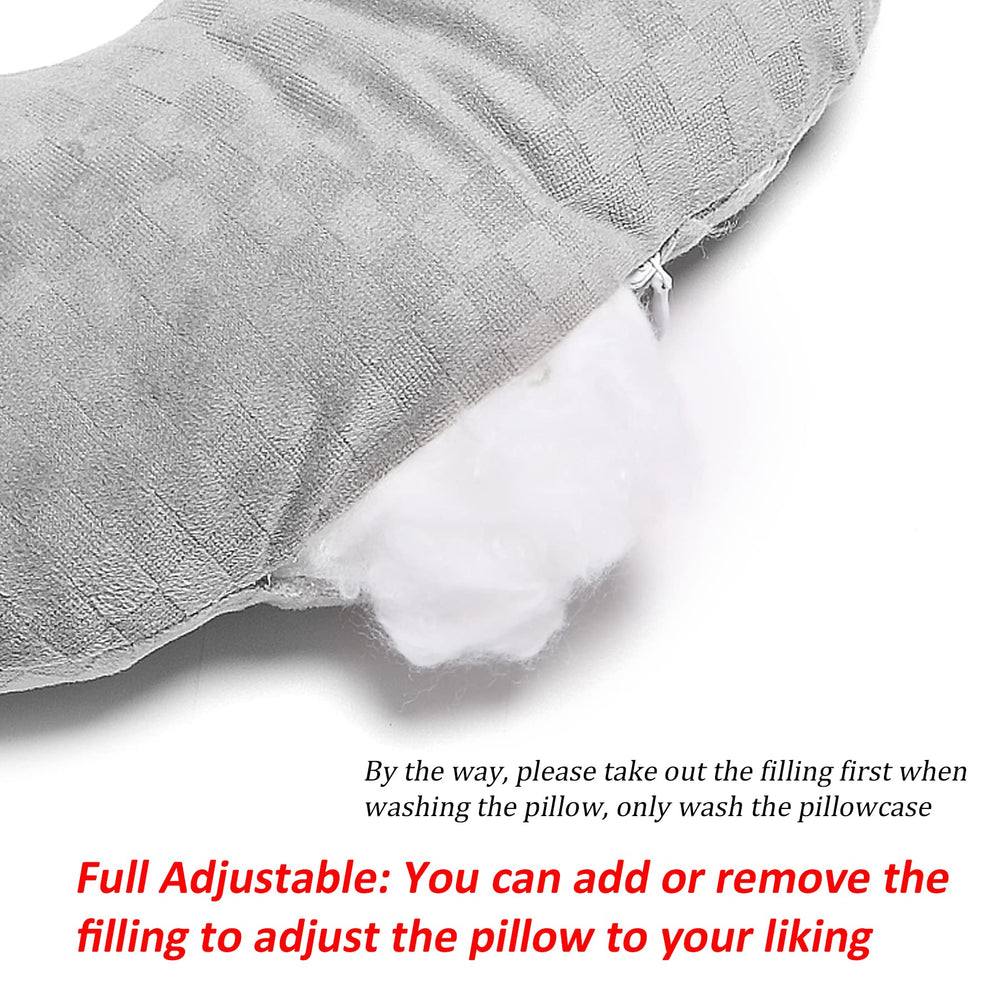 Wuronsa almohada con auriculares in-ear reduce fricción y molestias