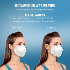 WWDOLL mascarilla KN95 clip nasal fijo interno que permite moldear y sellar mejor