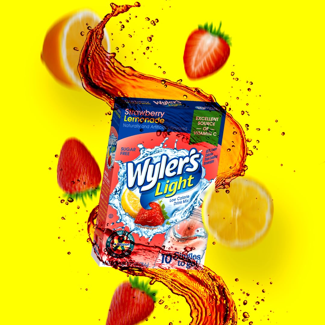 Wyler's Light caja abierta mostrando las 12 cajas que suman 96 sobres