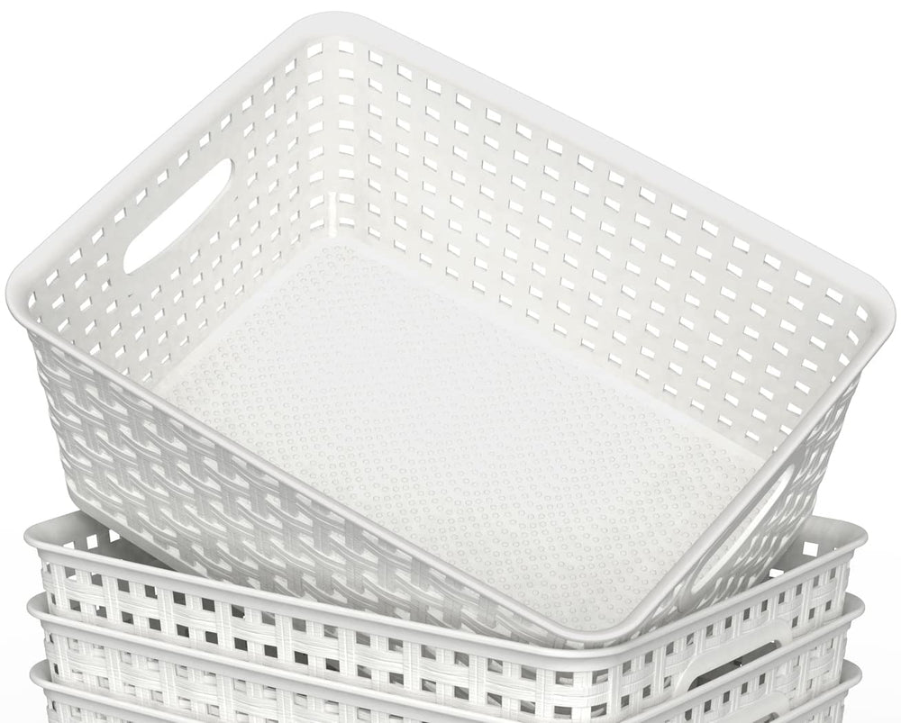 WYT cesta en baño con productos, facilita organización y limpieza