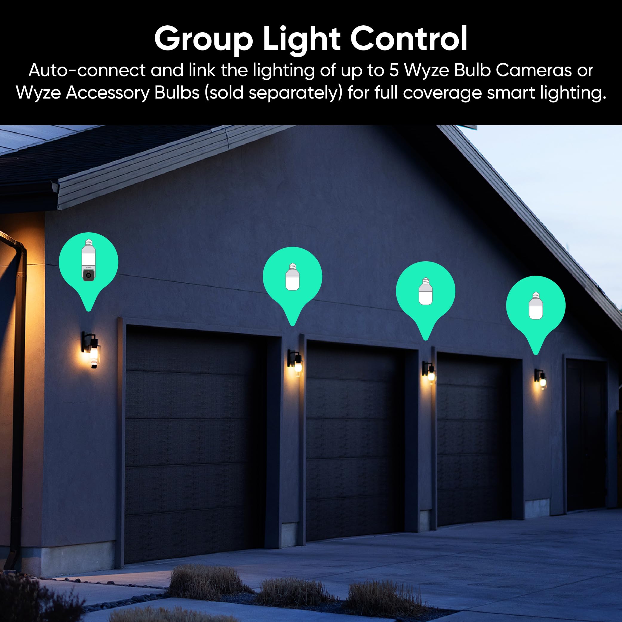 WYZE Bulb Cam en mano para comparar tamaño compacto y práctico