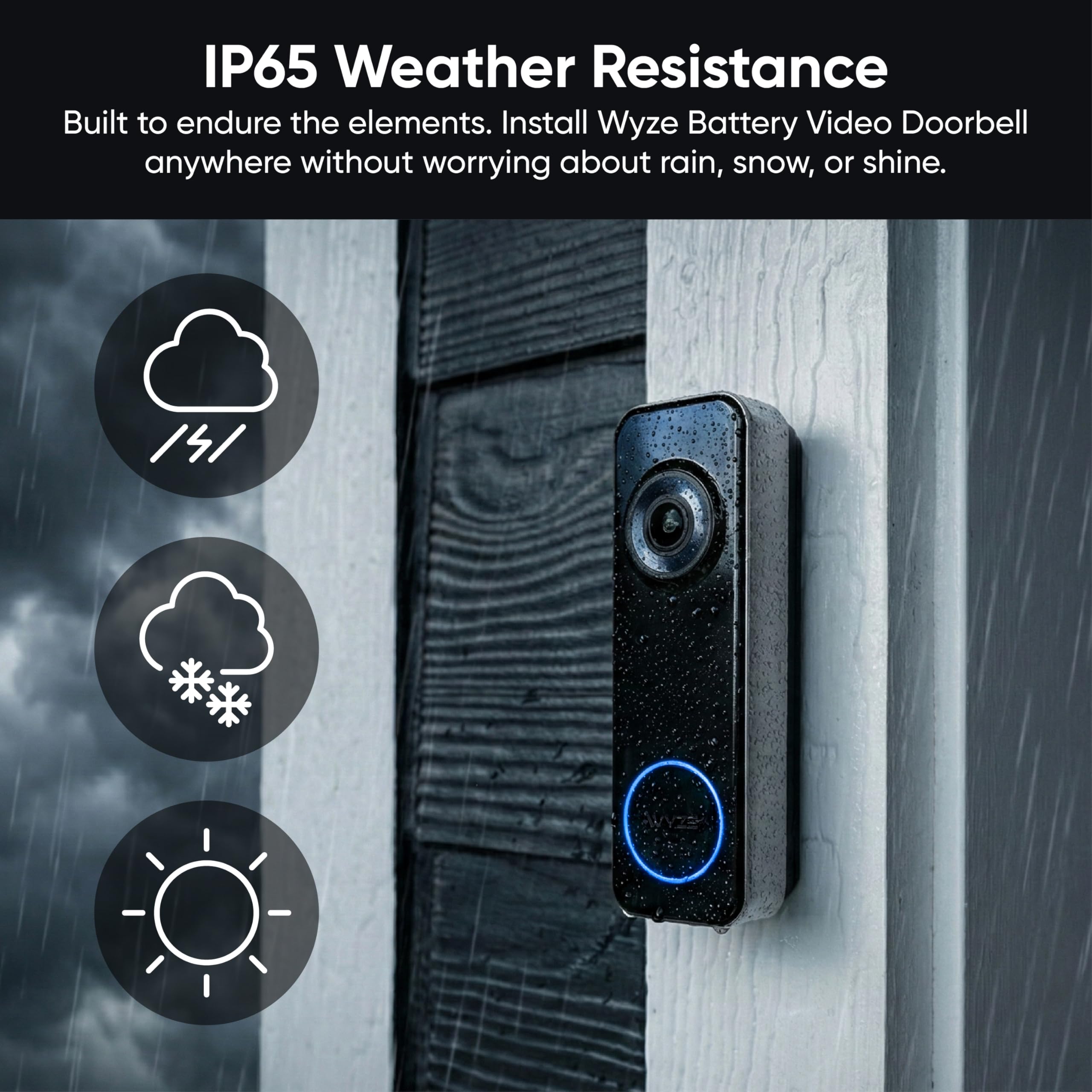 Wyze app con notificación instantánea y control desde teléfono