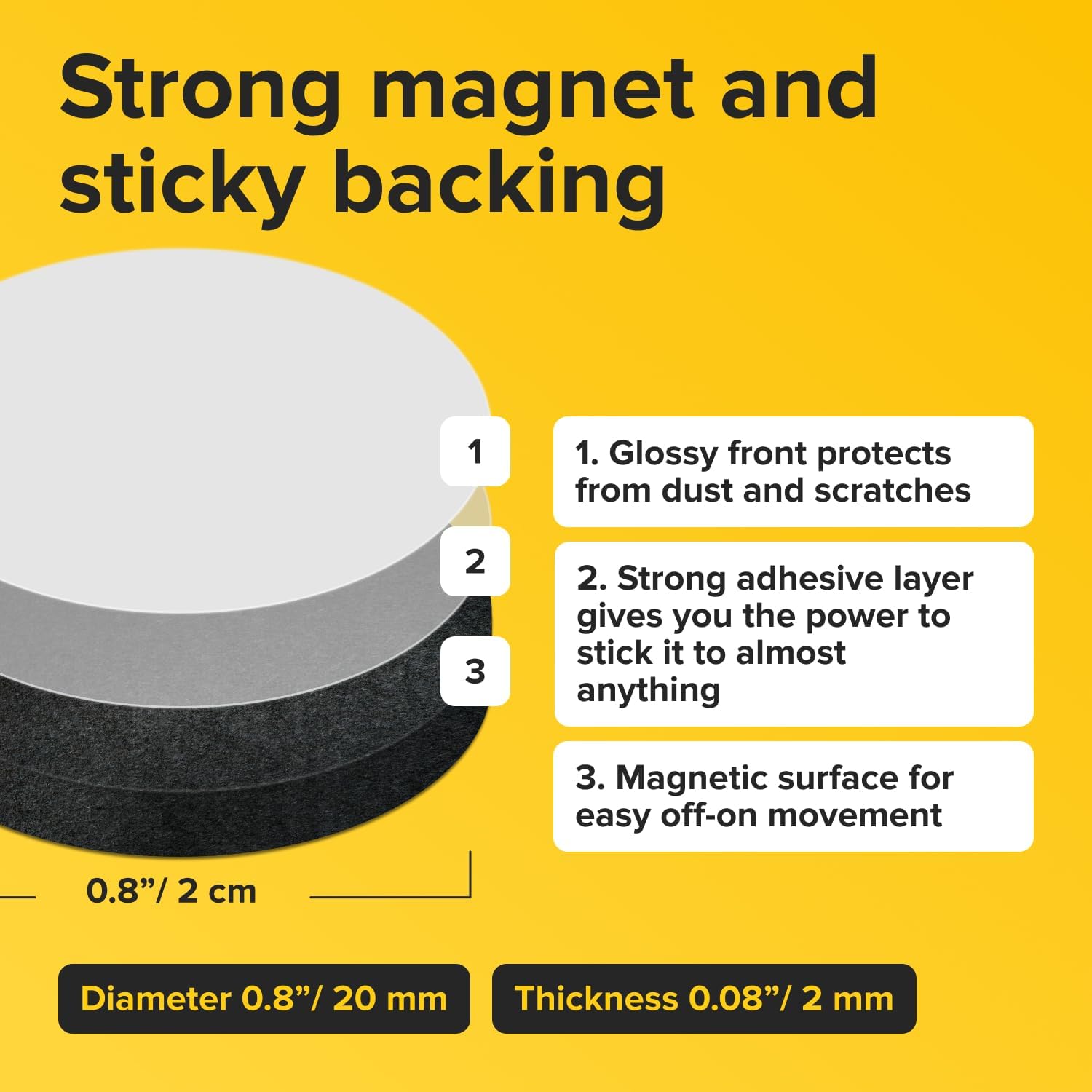 X-bet MAGNET primer plano del disco y su textura magnética resistente