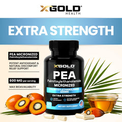 X Gold Health polvo micronizado mostrando textura para mejor absorción