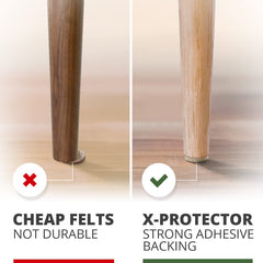 X-Protector comparación de tamaños para todas las patas y usos