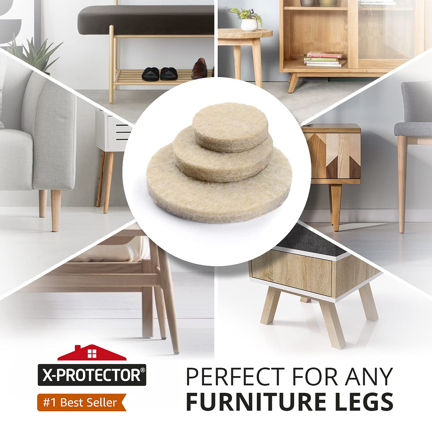 X-Protector primer plano fieltro suave que evita arañazos y reduce ruido