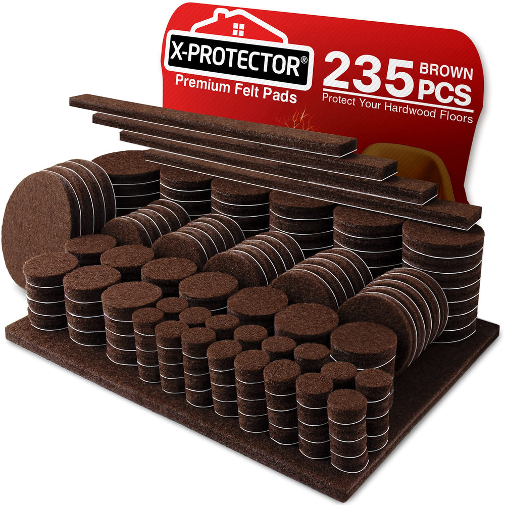 X-Protector frente del empaque mostrando 235 piezas y variedad