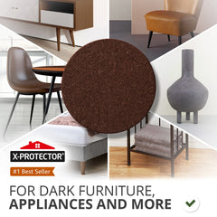 X-Protector textura de fieltro denso que reduce fricción y ruido