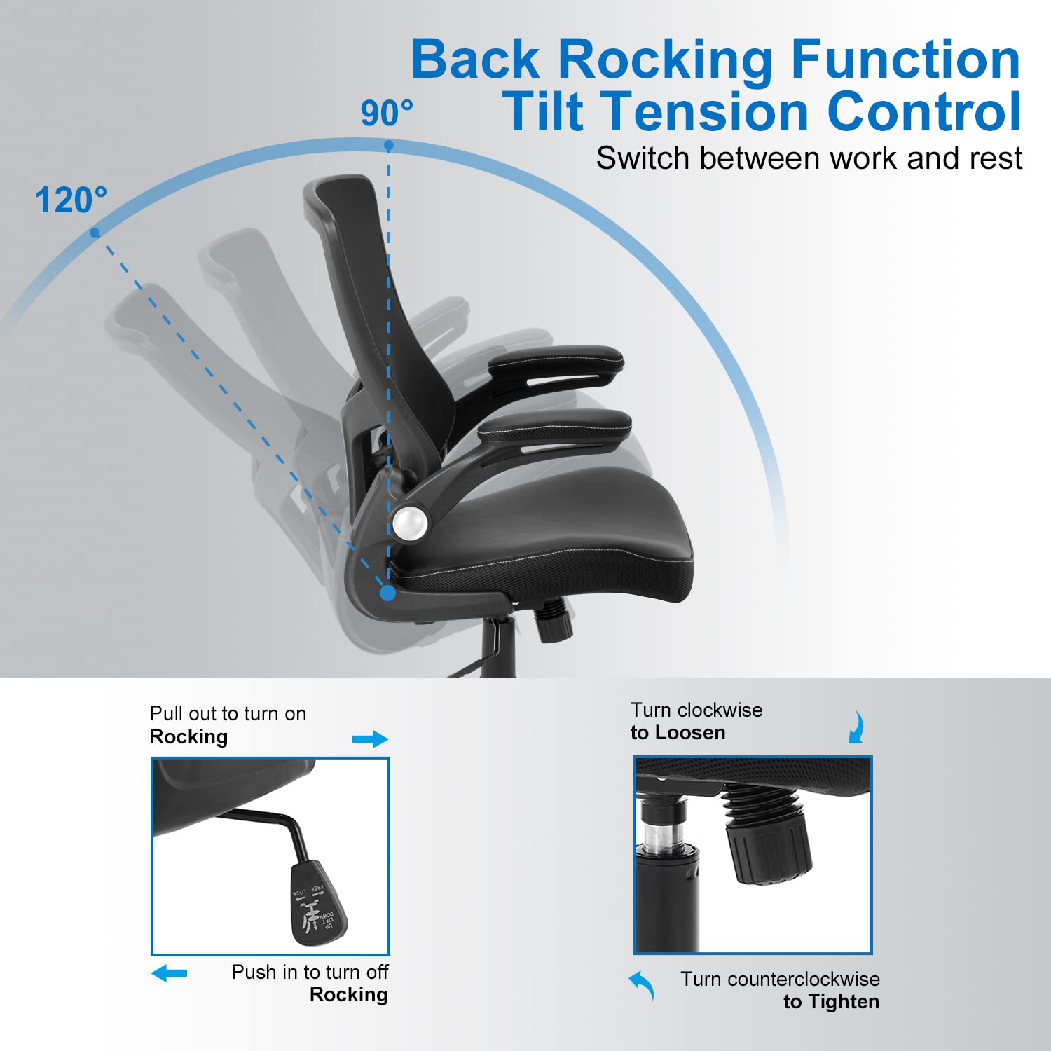 X XISHE soporte lumbar ajustable para mejor postura y apoyo