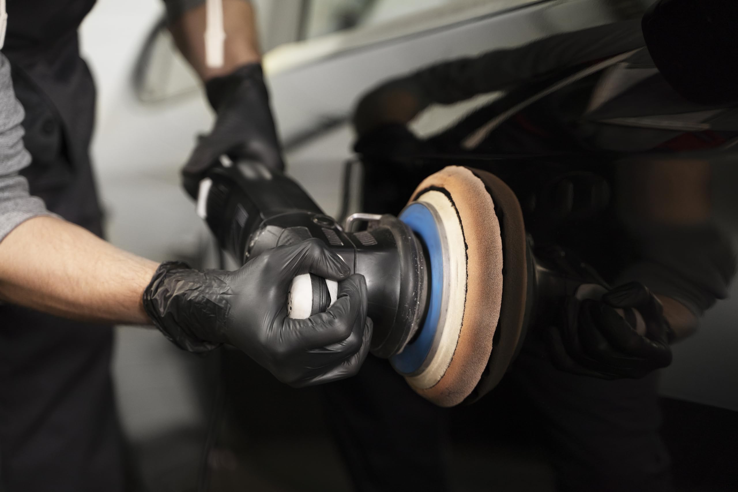 X3 guantes nitrilo detalle puño elástico fácil de poner y quitar