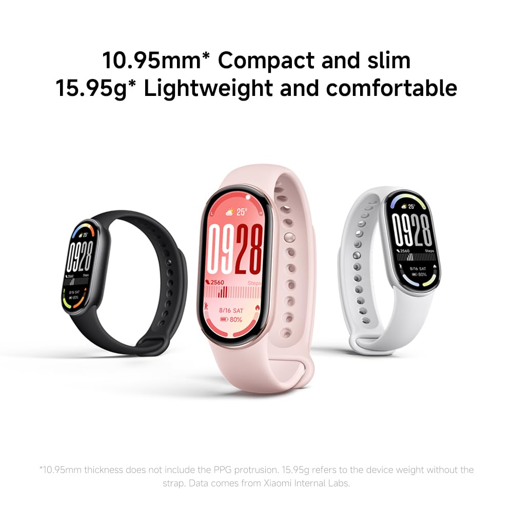 XIAOMI Mi Smart Band 10 textura de correa cómoda y resistente al sudor