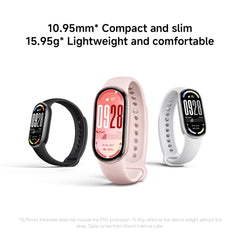XIAOMI Mi Smart Band 10 textura de correa cómoda y resistente al sudor