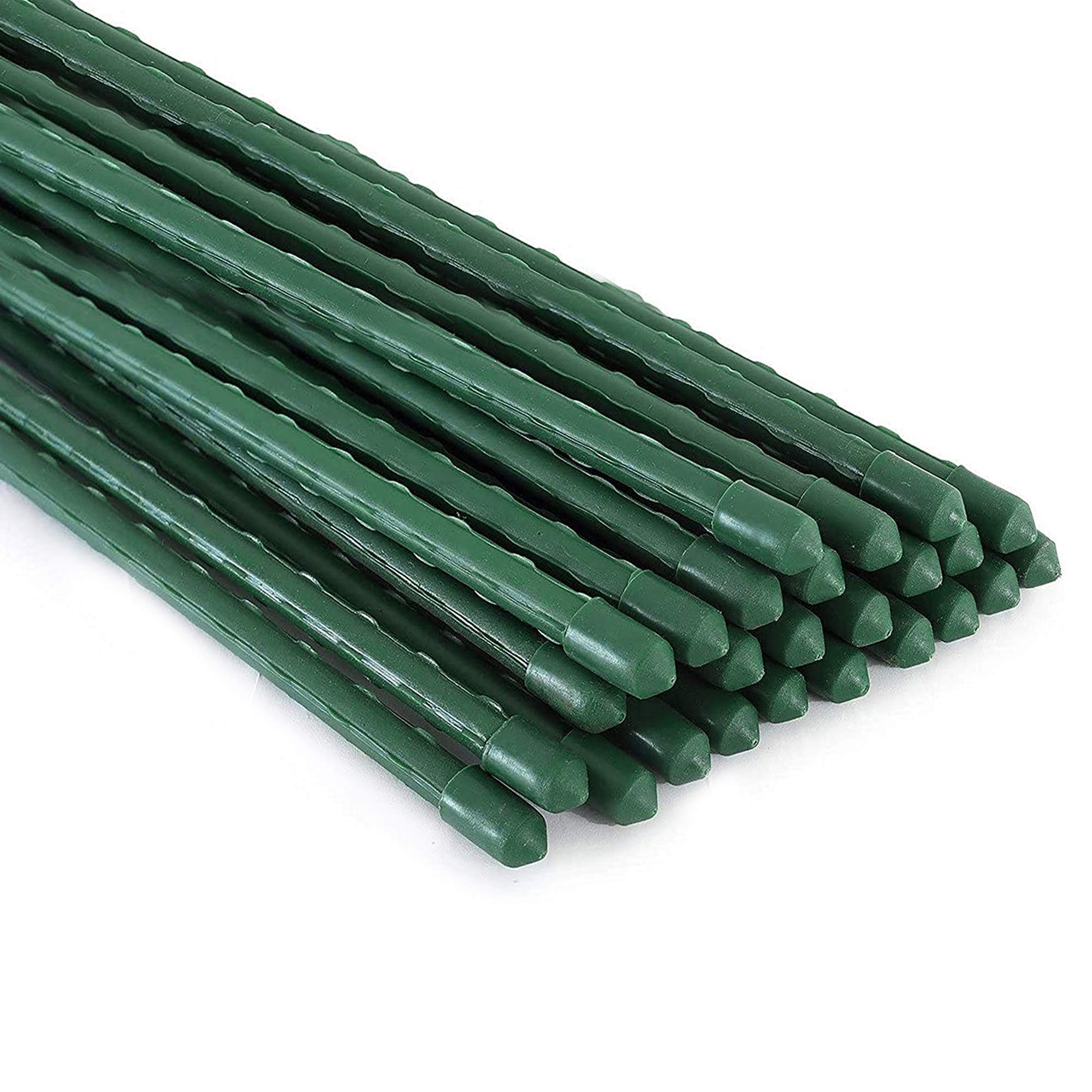 Xiny Tool estacas frontales 25 pack mostrando paquete y longitudes, soporte resistente