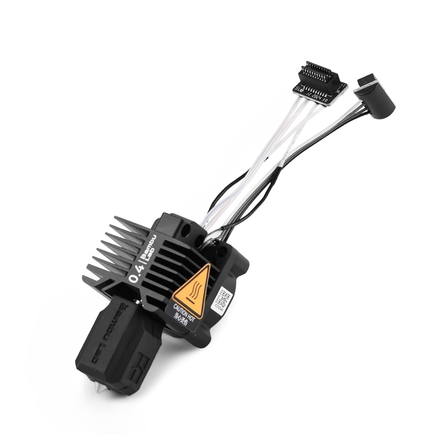 XMammal hotend instalado en impresora Bambu durante impresión, mejor flujo y consistencia