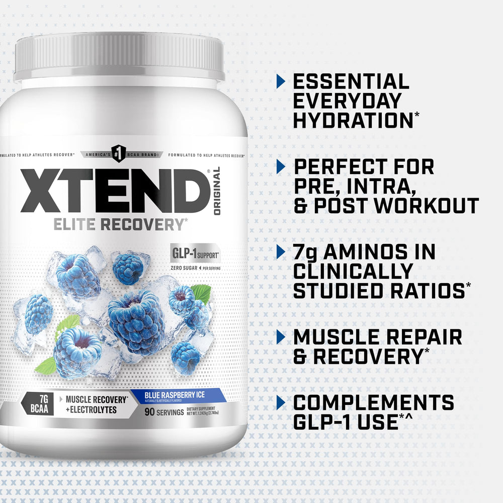 Xtend comparativa de tamaño con mano para visualizar 90 servicios y porciones