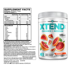 Xtend cuchara con polvo resaltando la dosificación práctica