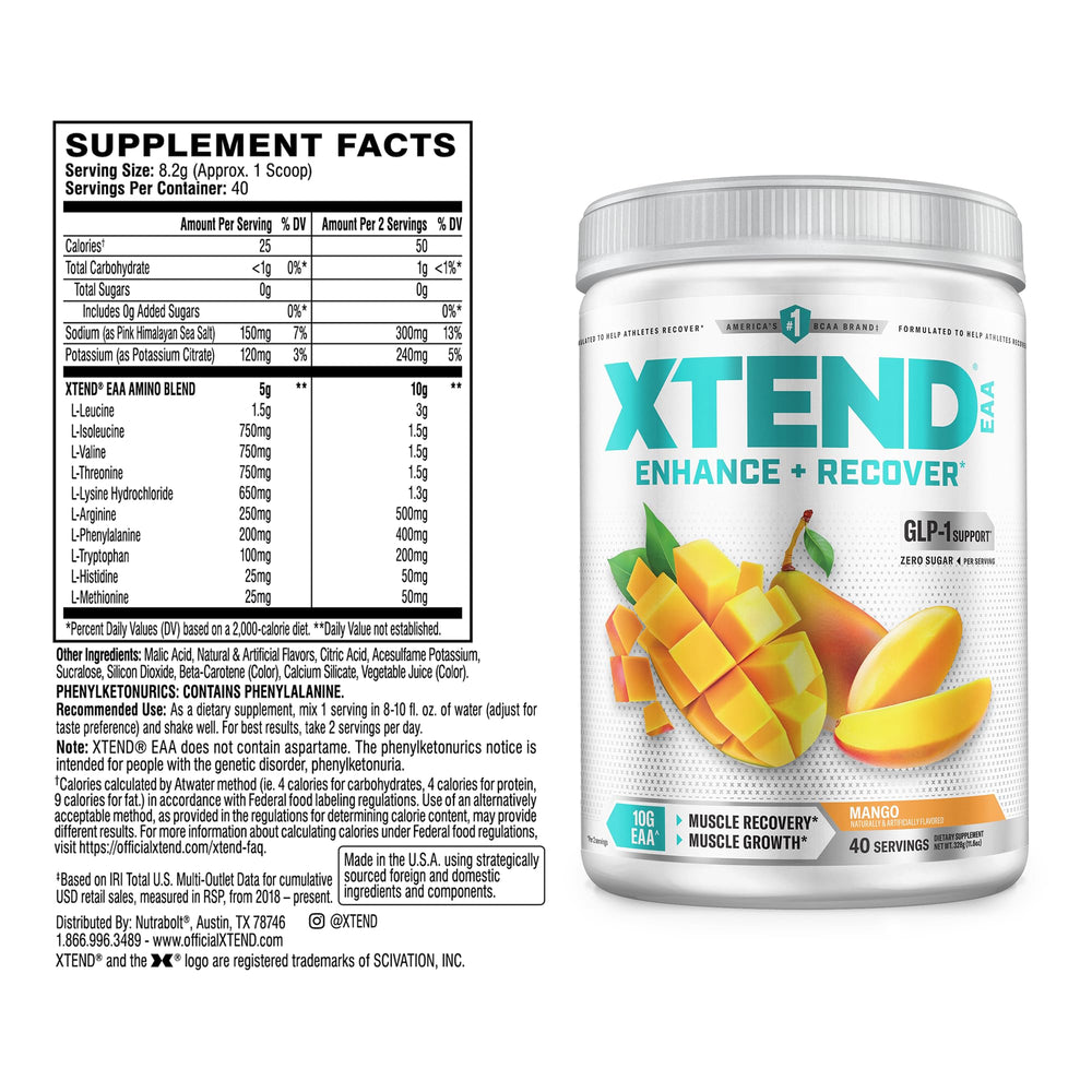 Xtend cucharada con polvo fino para rápida disolución y dosificación