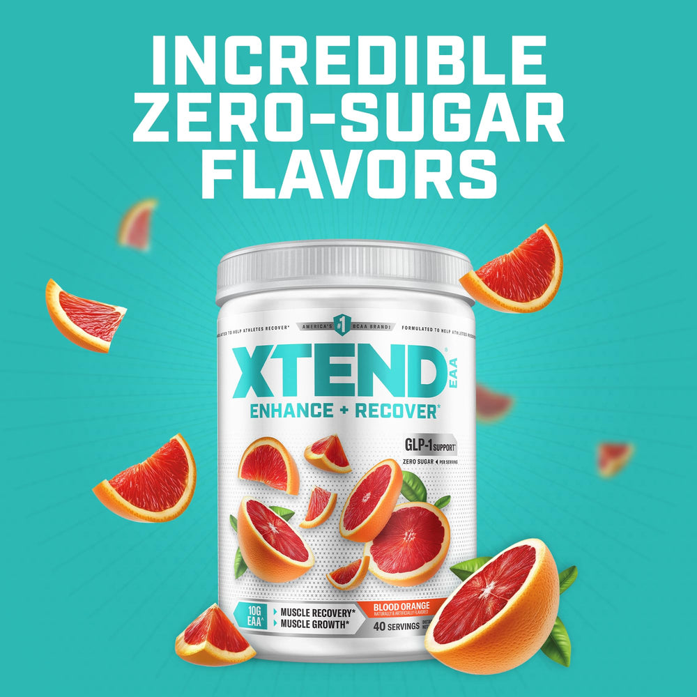 Etiqueta nutricional Xtend con información de EAAs y sin azúcar
