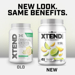 Xtend en vaso preparado Limón Lima hidratación durante el entrenamiento