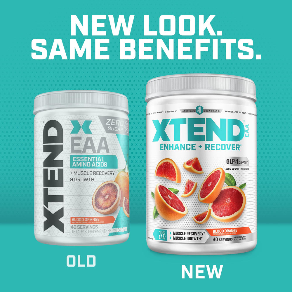Xtend polvo en primer plano que muestra textura fina y solubilidad