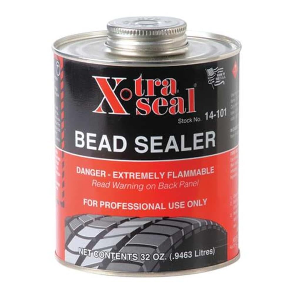 Xtra-Seal lata frontal 32 oz mostrando el envase y el beneficio de aplicación rápida