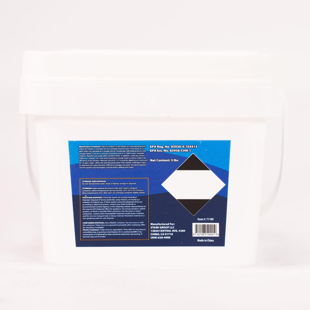XtremepowerUS etiqueta con ingredientes y estabilización UV visible en envase